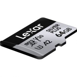 Карта памяти Lexar 64GB microSDXC class 10 UHS-I U3 V30 A2 Professional Silver (LMSSIPL064G-BNANG) - Картинка 3