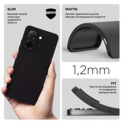 Чехол для мобильного телефона Armorstandart Matte Slim Fit Xiaomi Redmi A5 4G / Poco C71 4G Camera cover Black (ARM84710) - Картинка 3