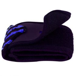 Бинт для спорта PowerPlay 3081 Gym WristT Wraps Чорно-Сині (PP_3081_Blue) - Картинка 4