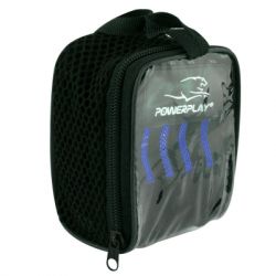 Бинт для спорта PowerPlay 3081 Gym WristT Wraps Чорно-Сині (PP_3081_Blue) - Картинка 6