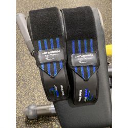 Бинт для спорта PowerPlay 3081 Gym WristT Wraps Чорно-Сині (PP_3081_Blue) - Картинка 8