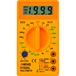   ANENG AN-DT830G, V, A, R, C,  hFE (AN-DT830G)