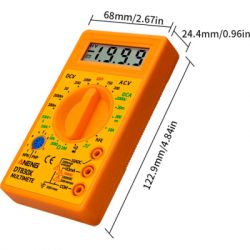 Цифровой мультиметр ANENG AN-DT830X, V, A, R, C, функція hFE (AN-DT830X) - Картинка 3