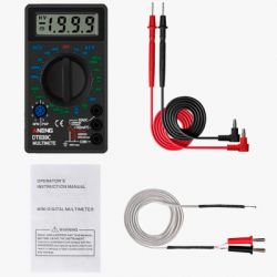 Цифровий мультиметр ANENG AN-DT838C, V, A, R, C, функція hFE (AN-DT838C) - Картинка 2