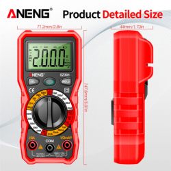 Цифровий мультиметр ANENG SZ301, V, A, R, C (SZ301) - Картинка 4