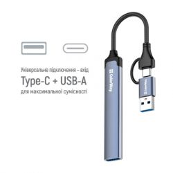 Концентратор ColorWay USB-A/USB-C 4-in-1 USB2.0х2/USB3.0/USB-C2.0 (CW-HUB06) - Картинка 7