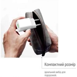 Зарядний пристрій ColorWay GaN Mini 35W PD Port PPS USB (Type-C PD + USB QC4.0) cable Type-C (CW-CHS055PDC-WT) - Картинка 11