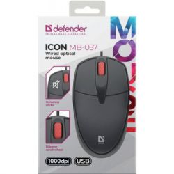 Мышка Defender Icon MB-057 USB Black (52057) - Картинка 4