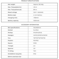 �������� �������������� Xiaomi HOTO 3.6V Screwdriver Kit (QWLSD011) - �������� 7