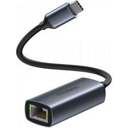  USB-C to Ethernet RJ45 2.5Gbps 0,1m USB3.1 Choetech (HUB-R02-GY-V1) -  2