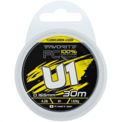 Флюорокарбон Favorite U1 FC 30m 1.0/0.165mm 4.2lb/1.92kg (1693.12.08) - Картинка 2