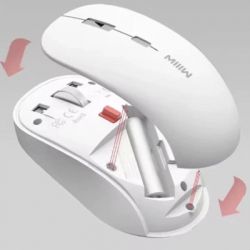 Мышка Xiaomi MiiiW Wireless/Bluetooth White (MW23M22 White) - Картинка 3