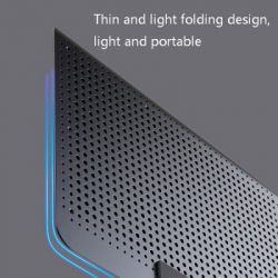 Подставка для ноутбука IceCoorel 10-15.6", 6*60mm 580 RPM, 2*USB, 350x225x26mm, Silver (A19) - Картинка 4