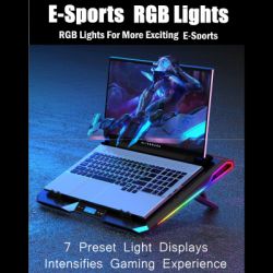 Подставка для ноутбука IceCoorel 10-15.6", 2*60mm 2800 RPM, USB2.0+LCD+speed control., 400x350x45mm (A3) - Картинка 3