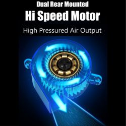 Подставка для ноутбука IceCoorel 10-15.6", 2*60mm 2800 RPM, USB2.0+LCD+speed control., 400x350x45mm (A3) - Картинка 6