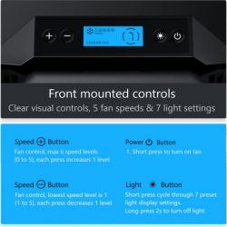 Подставка для ноутбука IceCoorel 10-15.6", 2*60mm 2800 RPM, USB2.0+LCD+speed control., 400x350x45mm (A3) - Картинка 9