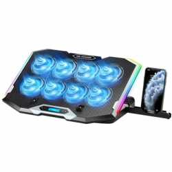 ��������� ��� �������� IceCoorel 10-17", 8*70mm, 2*USB, + LCD, 410x297x40mm, RGB (K10)