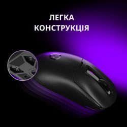 Мышка Lorgar MSA10W Wireless Gaming Black (LRG-MSA10W-BK) - Картинка 4