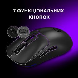 Мышка Lorgar MSA10W Wireless Gaming Black (LRG-MSA10W-BK) - Картинка 6