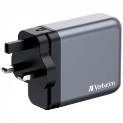 Зарядное устройство Verbatim GaN 140 W 4 ports (2xUSB-C-140 W,USB-C 20 W /USB-A -3.0) (32203) - Картинка 4