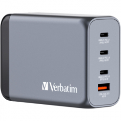 �������� ������� Verbatim GaN 240 W 4 ports (USB-C-140 W,USB-C-100 W,USB-C-65 W /USB-A -3.0) (32205)