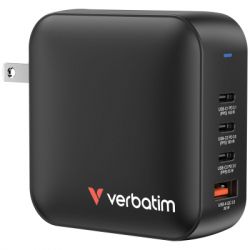   Verbatim MiniGaN 165 W 4 ports (3xUSB-C/1xUSB-A) (32216)