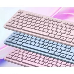 Клавиатура Canyon HKB-W01 Silent Wireless UA Pink (CNS-HKBW01P) - Картинка 6