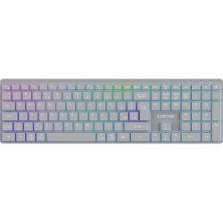 ��������� Canyon HKB-W11 Slim Dual Mode Wireless/Bluetooth RGB UA Grey (CNS-HBTK11G)