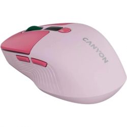 Мышка Canyon MW-26 LCD Silent Wireless/Bluetooth Pink (CNS-CMSW26P) - Картинка 4