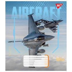 Зошит Yes Aircraft А5 60 аркушів лінія (767152) - Картинка 4