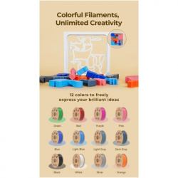   3D- Creality PLA Fast, Ender, 1.75 black1kg+white 1kg (3301010395) -  8