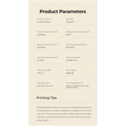   3D- Creality PLA Fast, Ender, 1.75 black1kg+white 1kg (3301010395) -  9