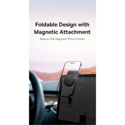 ������������� ������������� Baseus C02 Magnetic Phone Holder Cluster Black (SUCC000201) - �������� 9