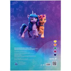 Кольоровий папір Kite А4 неоновий My Little Pony (10 аркушів/ 5 кольорів) (LP24-252) - Картинка 4