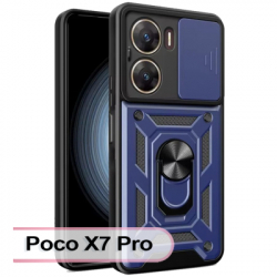 ����� �� ��������� �������� BeCover Military Poco X7 Pro Blue (713464)