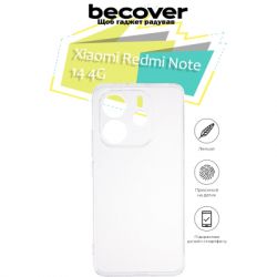     BeCover Xiaomi Redmi Note 14 4G Transparancy (713435)