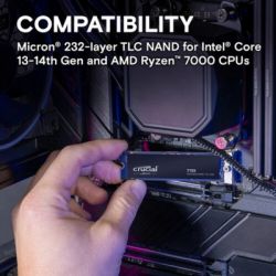 SSD  Crucial T705 4TB M.2 2280 (CT4000T705SSD3) -  5