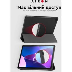 Чехол для планшета AirOn Premium Lenovo tab M10 3rd 10.1 TB (325FU/328FU) + film Black (4822352781145) - Картинка 4