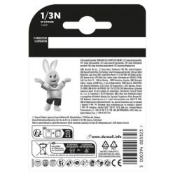 Батарейка 1/3N 3V спеціальна літієва, 2L76 / CR1 / 3N / CR11108, 1 шт. в упаковці Duracell (5007803) - Картинка 2