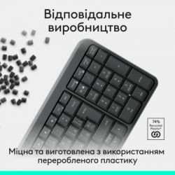 Клавиатура Logitech K250 Bluetooth/Wireless UA Graphite (920-013822) - Картинка 6
