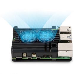     KUONGSHUN for Raspberry Pi 5 Alu 2 fans (RA787) -  6