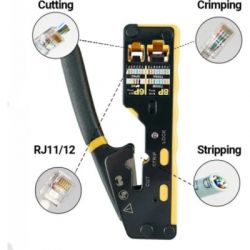 Инструмент Eserver RJ-45 (8P8C), RJ-12/11 (6P6C/6P4C), для проходных коннекторов (WT-4227B) - Картинка 6