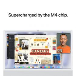 Компьютер Apple 24" iMac Retina 4.5K / Apple M4 (10-c/CPU, 10-c/GPU), 16, 512, Silver, Model A3137 (MWUV3UA/A) - Картинка 5