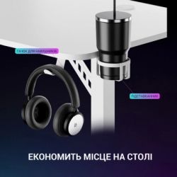 Комп'ютерний стіл GamePro GDC216W White (GDC216W) - Картинка 11