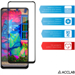 Скло захисне ACCLAB Full Glue Infinix Hot 40i Black (1283126588914) - Картинка 5