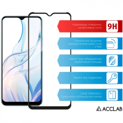 Скло захисне ACCLAB Full Glue Realme C30S Black (1283126551888) - Картинка 3