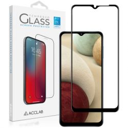 ������ �������� ACCLAB Full Glue Samsung A12 Black (1283126509599)