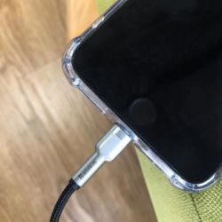 ���� ������ USB 2.0 AM to Lightning 2.0m Cafule Series Metal 2.4A White Baseus (CALJK-B02) - �������� 12