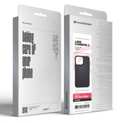 Чохол до мобільного телефона Armorstandart LikeCarbon2 MagCase для Apple iPhone 16 Pro Max Black (ARM83808) - Картинка 2