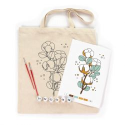 Набор для творчества Rosa Talent екосумка-розмальовка, Бавовна, 38х42 см (4823098541196) - Картинка 2